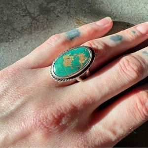 ROYSTON TURQUOISE RING STERLING 925 Size 9